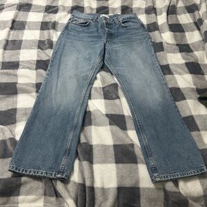 Zara Relaxed Fit Blue Jeans